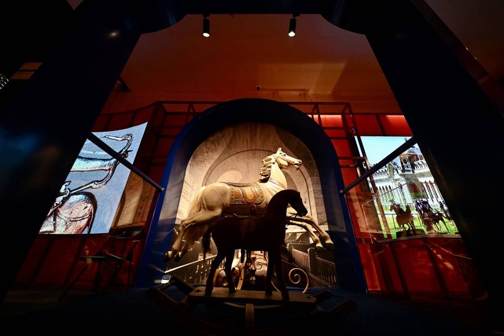 回溯中法马文化：中国马文物同展法国狩猎油画