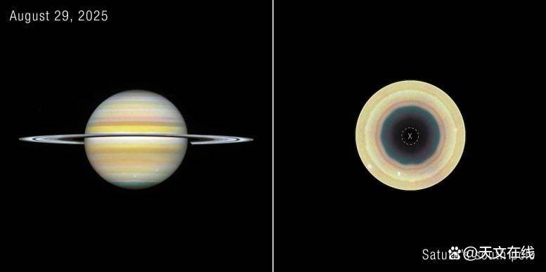 
        哈勃望远镜发现土星神秘十边形波动