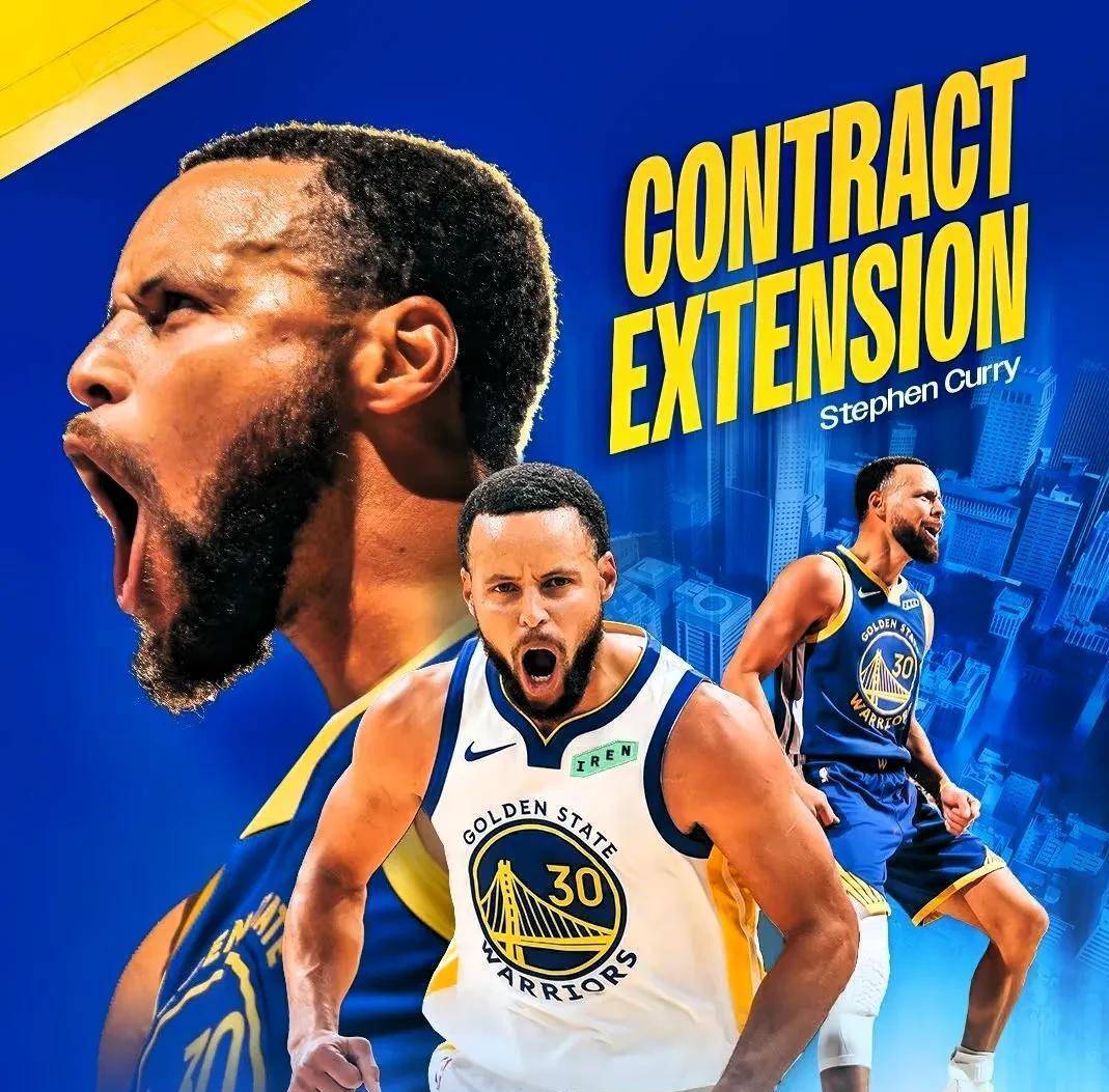 NBA重磅签约达成！降薪2000万！库里2年1.16亿降约2070万续勇士
