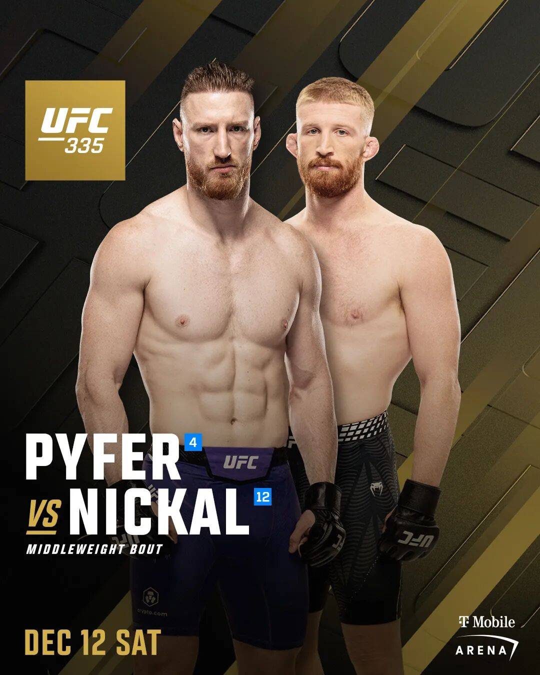 UFC官宣！派弗大战尼卡尔 摔跤大神对上重拳猛将