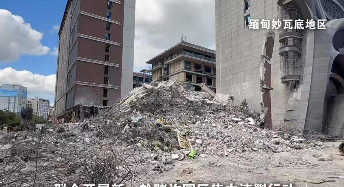 水沟谷继续拆诈骗楼 又一栋六层违建被爆破10月11日，