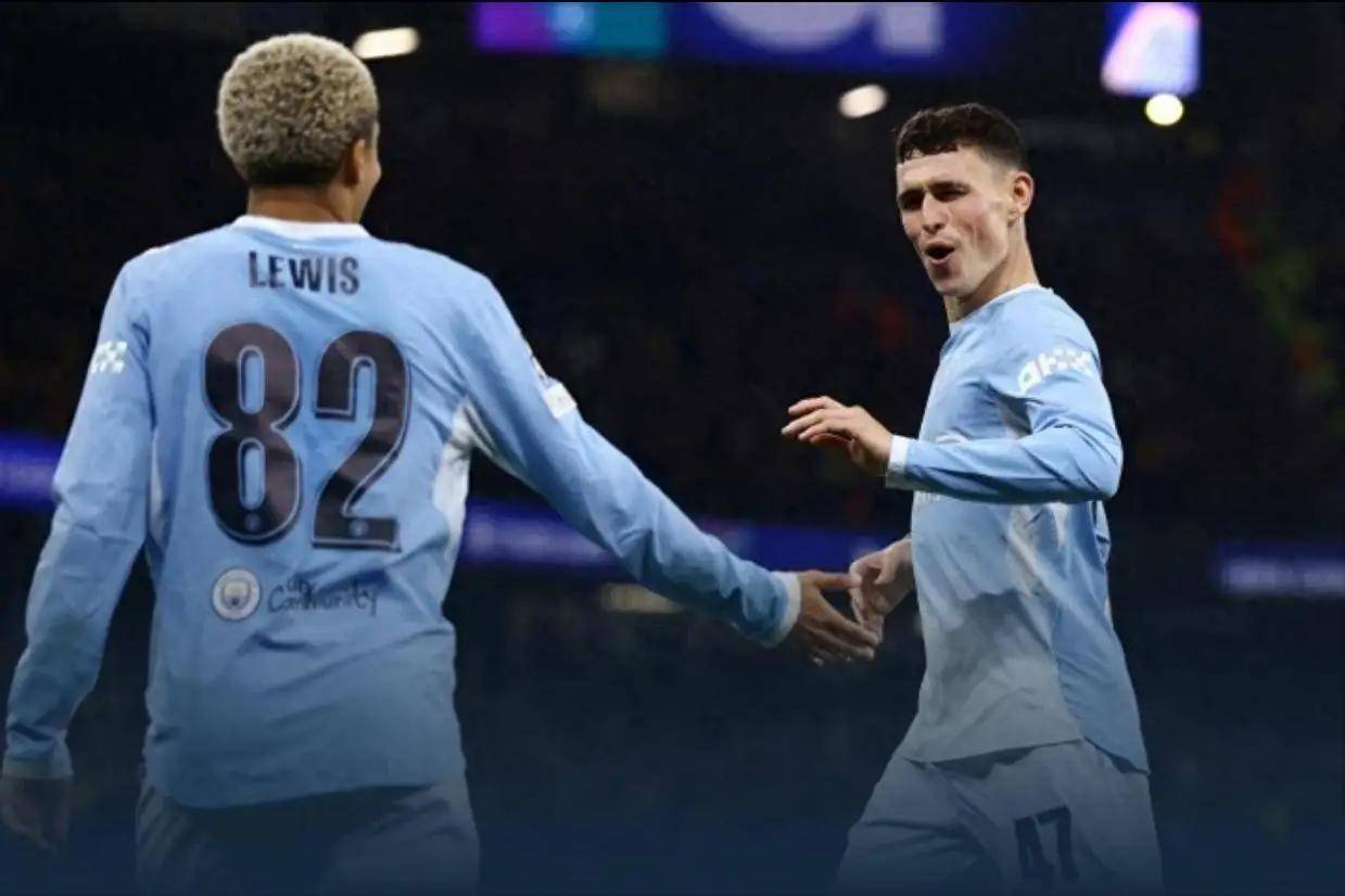 曼城5-1狂胜雅典AEK！福登帽子戏法，年轻阵容尽显深度