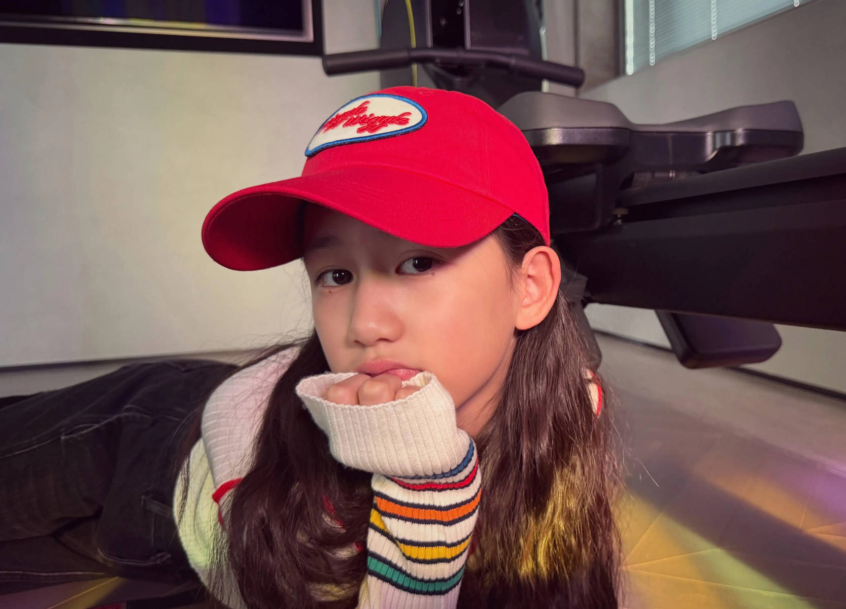 黄磊孙莉二女儿近照曝光！眼睛旁边两颗泪痣好独特